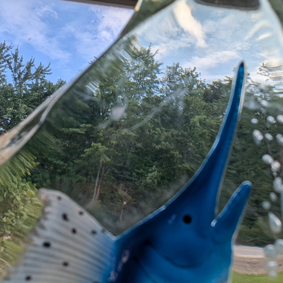 Acrylic Art Sculptures Marlin Fish Set of 2 Ocean Marine Life Home Decor N-2 - Picture 12 of 14